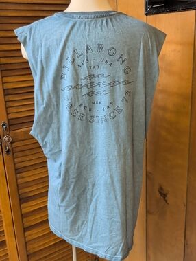 Billabong Wave Washed Muscle Tank Top Shirt